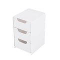 3-Tier Plastic Cosmetic Storage Box Organizer with Drawers Multifunctional Countertop Storage for Jewelry Office Supplies